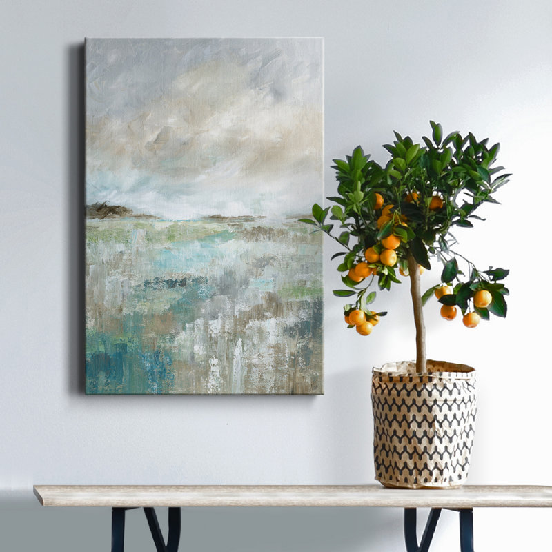 «Window Drama I» - reproduction d'art, H 18 po x l 12 po x P 1 po, Toile tendue, Pas de tapis