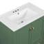 Ensemble de meuble-lavabo 60 po avec lavabos doubles (séparés), lavabos doubles en céramique, tablette de rangement et tiroirs séparés (miroir non inclus) - Solution de salle de bain moderne pour salles de bain spacieuses-425779032