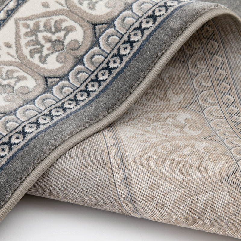 Fleur de Lis Woven Area Rugs and Runners, 26" x 9'