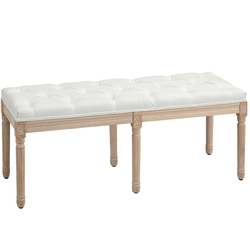 Scoles Polyester Upholstered Bench