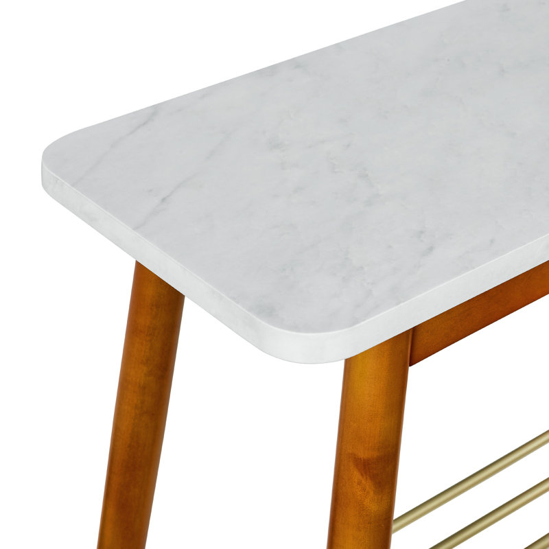 Table de bout avec rangement McKail, Acom