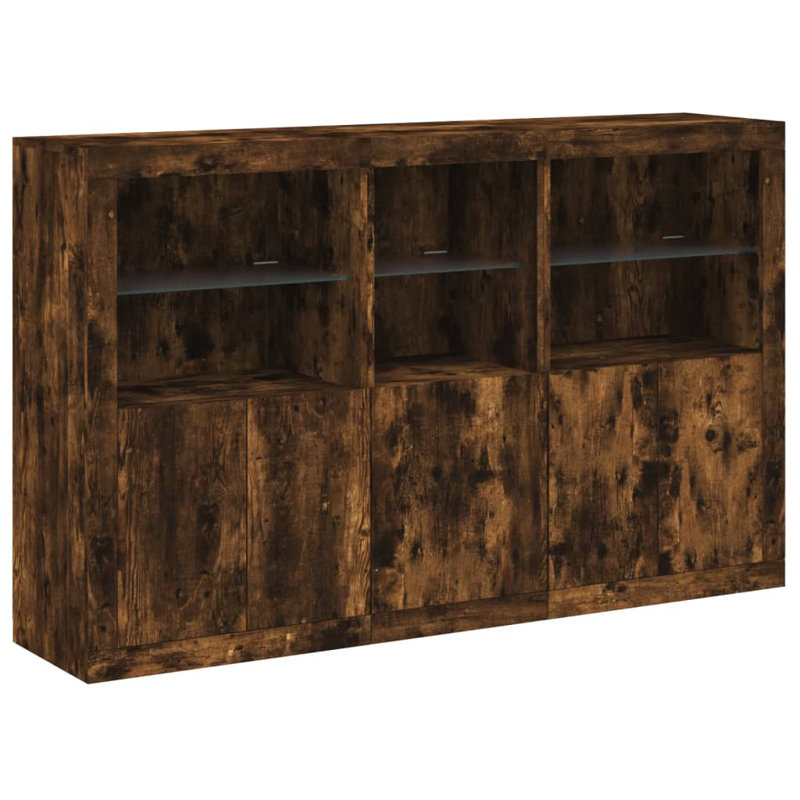 Azilda 162cm Sideboard, Smoked Oak