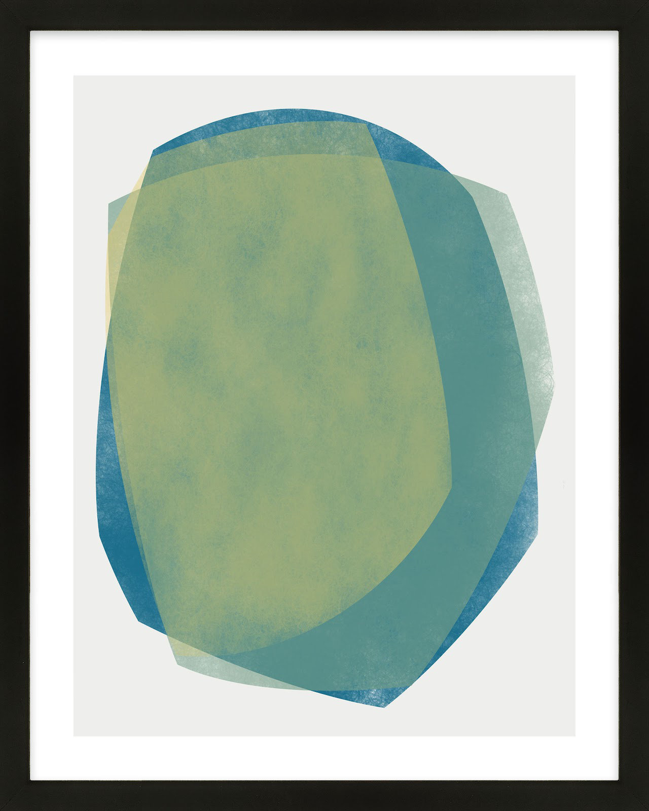 Didi "Eclipse 5" Painting by Jacques Pilon, 50" H x 40" W, Black