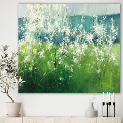 «Green Mountain Spring», reproduction d'art sur toile tendue
