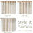Linen Blend Embroidered Curtains Farmhouse Flower Patterned Curtains for Bedroom-625730193-625730195