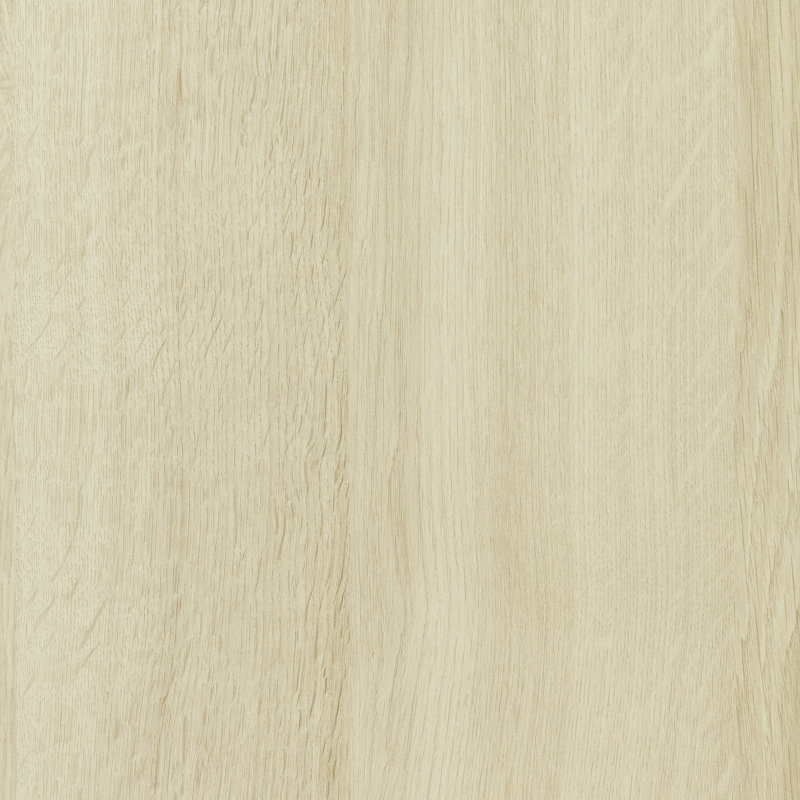 Bleached Oak 1-Drawer Nightstand with Open Shelf