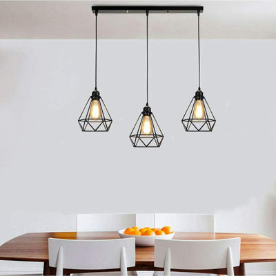 Becton 3 - Light Black Pendant
