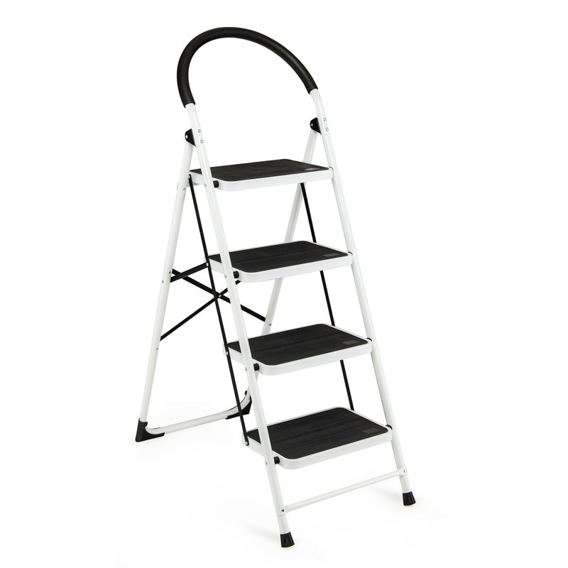 4 - Step Steel Lightweight Folding Step Ladder