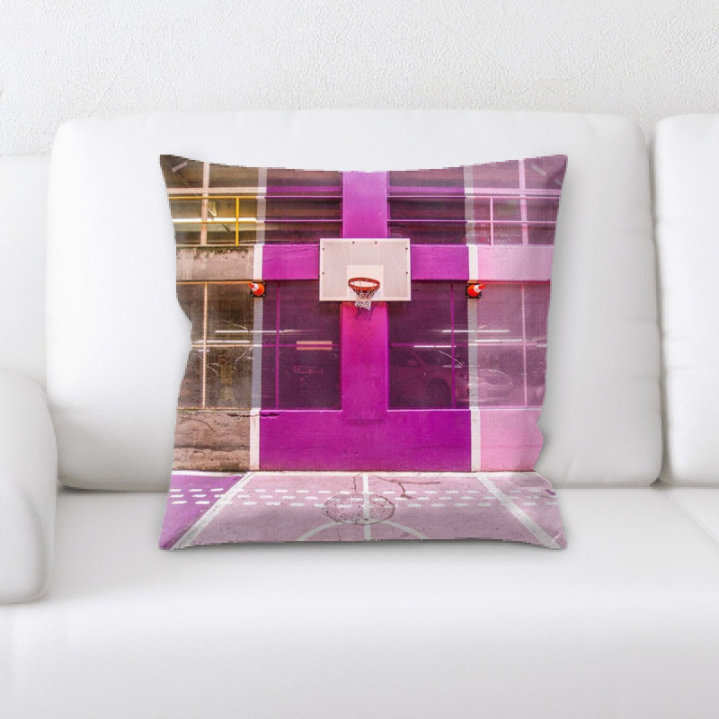 Microsuede Reversible Throw Pillow