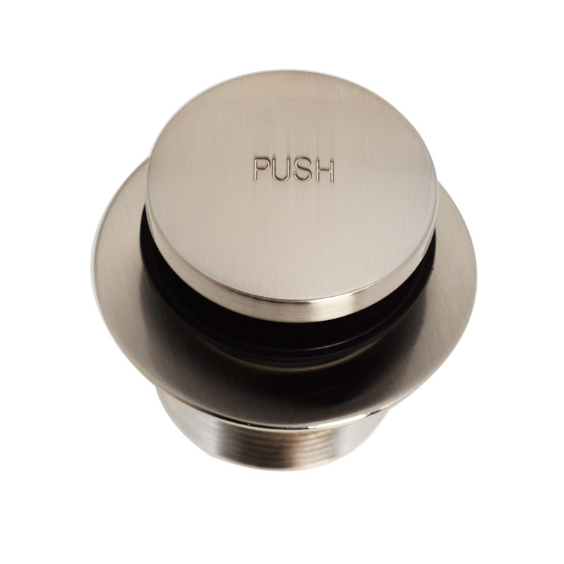 2'' W Drain Stopper Yes, Satin Nickel