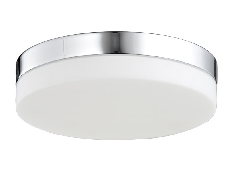 Cermack St. 1 - Light LED Flush Mount, Chrome, 2.5" H x 6" W x 6" D