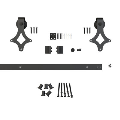 Diamond Standard Single Barn Door Hardware Kit