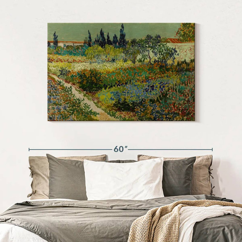 Jardin d'Alvord à Arles, H 32 po x l 48 po
