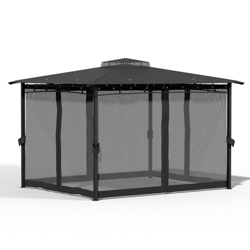 2.7m x 3.6m Metal Pergola