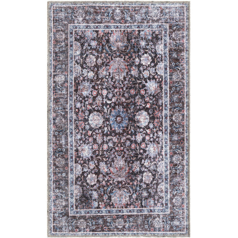 Tapis Samarth Thorine, Brun, Rectangle 2 pi x 3 pi 1 po