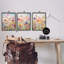  «Bold Flower Meadow Horizon», ensemble de 3 giclées sur papier par RB-479484865-479484867