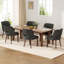 Chaise d'appoint rembourrée en bois massif-2022133708