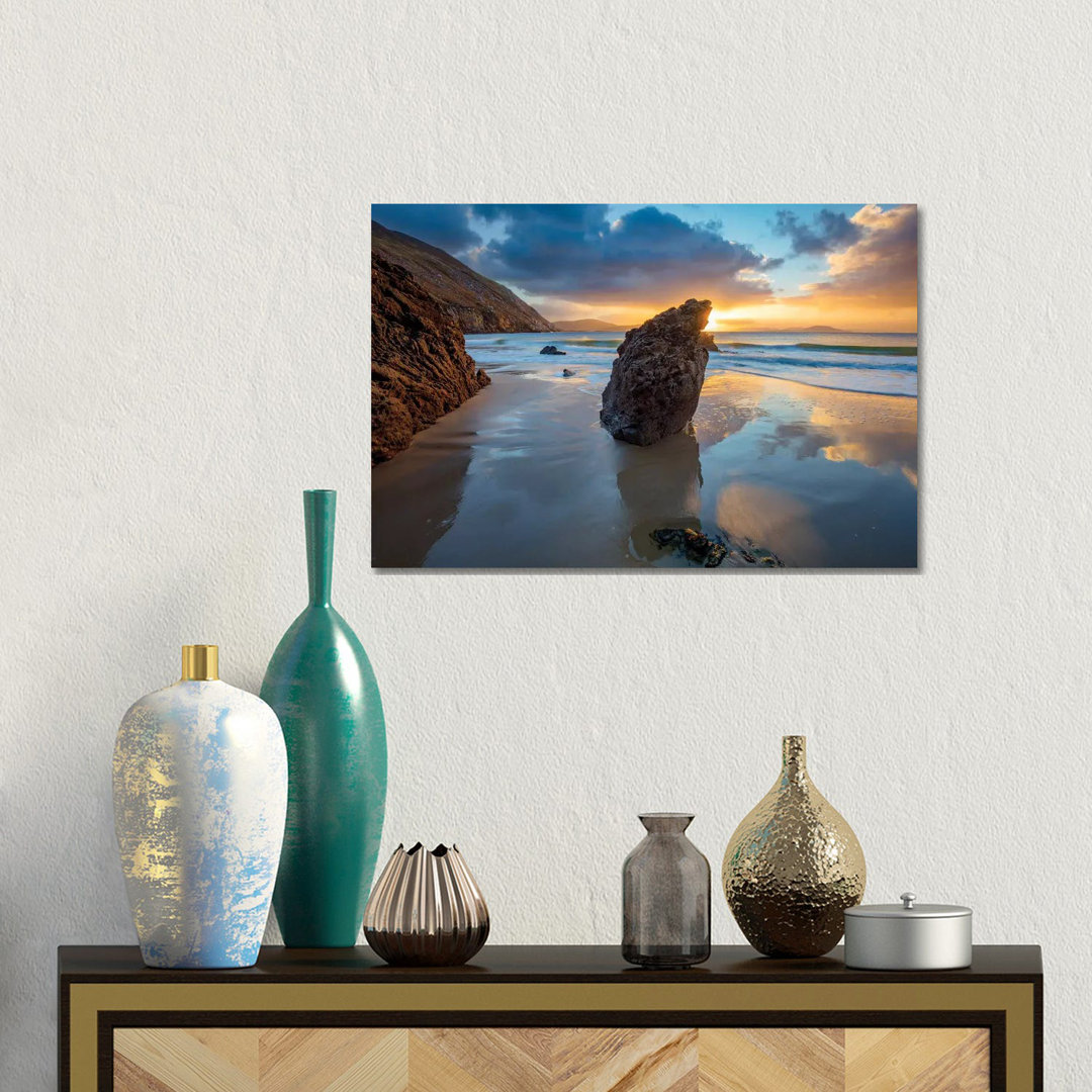 Winter Sunrise II, Keem Bay, Achill Island, County Mayo, Ireland by Gareth McCormack - Gallery-Wrapped Canvas Giclée on Canvas