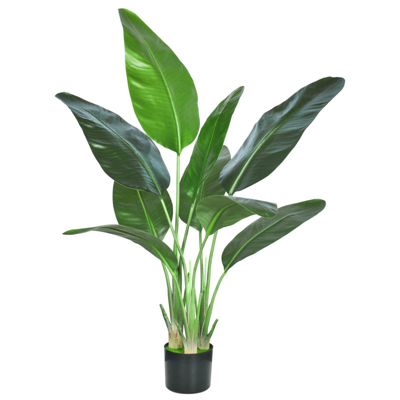 Artificial Bird of Paradise Plant, 48" H x 6" W x 6" D
