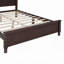 Ensemble de chambre à coucher 3 pièces, lit plateforme en bois et deux tables de chevet-1035574510-1035574511