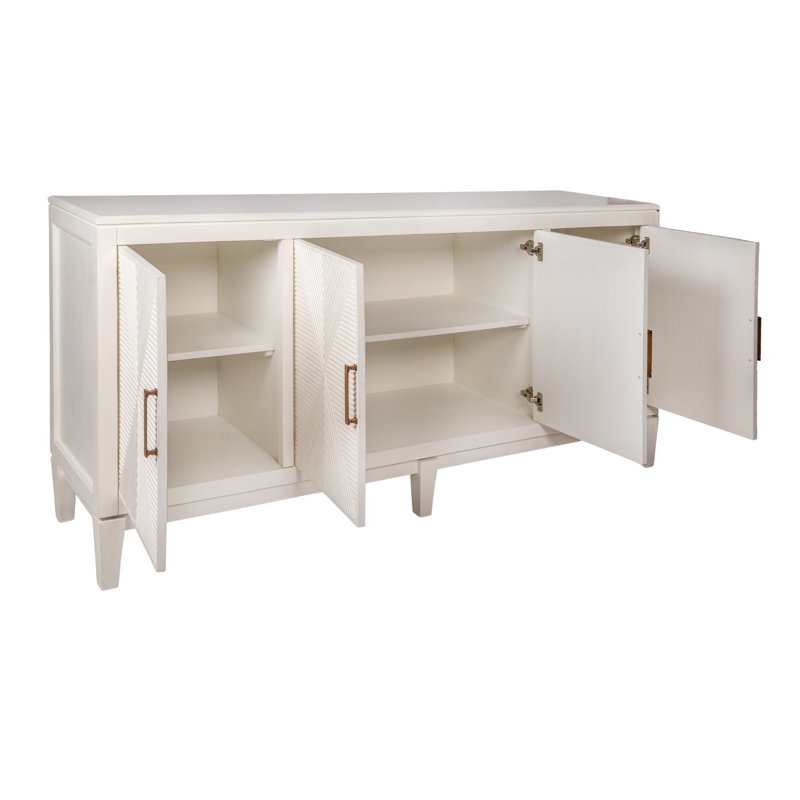 Lilly 73" Wide Solid Wood Sideboard