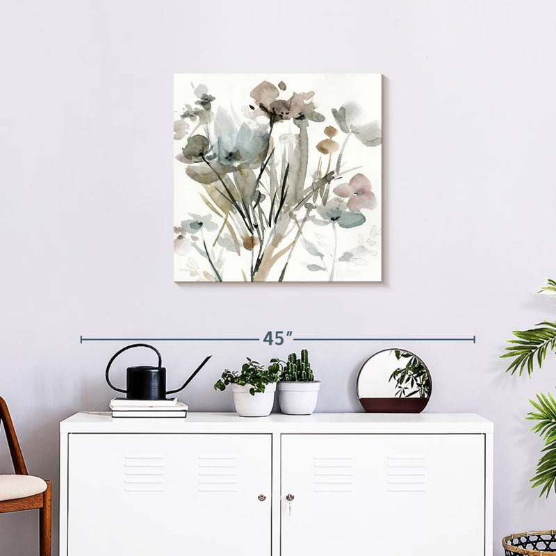Fleurs délicates I, H 24 po x l 24 po