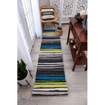Aloke Wool Striped Indoor Rug