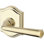 Federal Privacy Door Lever with Traditional Arch Rose