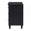 Pine Wood Nightstand With 3 Spacious Drawers, Smooth Gliding Rails And Metal Handles For Organized Storage-140669601