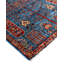 Tapis de couloir noué à la main de conception unique Serapi - bleu clair, 2 pi 9 po x 11 pi 10 po
