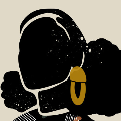 Domonique, cheveux bruns noirs no 4