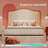 Chaille LED Bed Frames with Storage Drawer, Upholstered Platform Bed with Adjustable Headboard-105526761-105526764