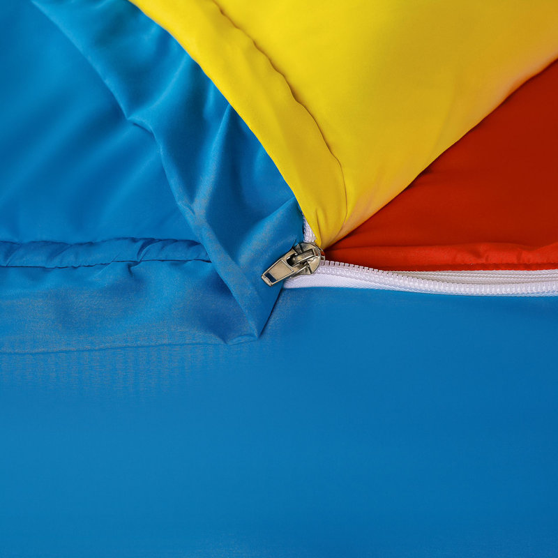  Bunkie Deluxe All-In-One Zipper Bedding Set, Twin, Azure