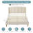 Balynda 46.9“ Tall Headboard Linen Upholstered Wingback Platform Bed-1561395380-1561395382