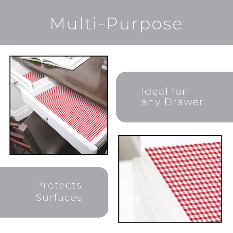 Smart Design Shelf Liner Adhesive - (18 Inch x 20 Feet) - Drawer