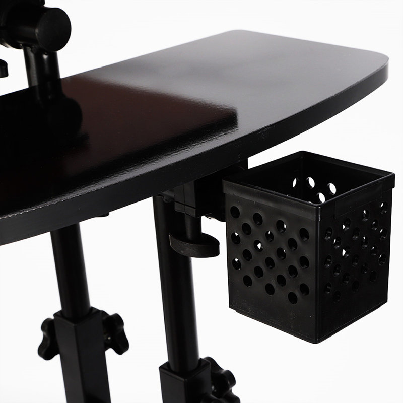 Interlandi Adjustable L-Shaped Metal Base Standing Desk