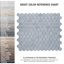 Carreau de mosaïque en porcelaine pour plancher et mur de 11-7 / 8 "x 13-1 / 4" Hudson-1307751407