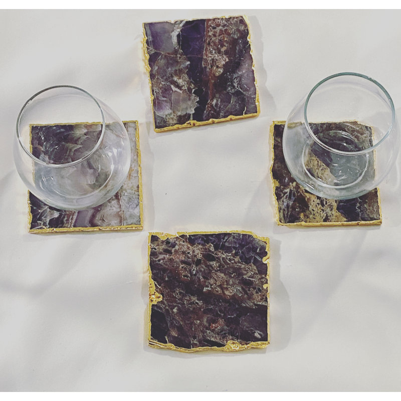 Sous-verre améthyste