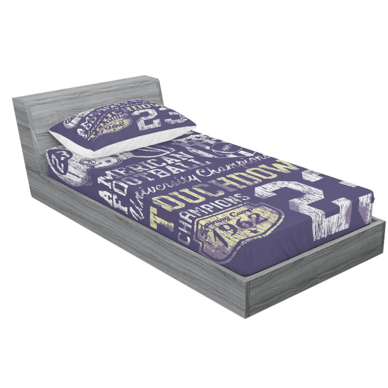 Microfiber Sheet Set, Twin Sheet Set with Fitted Sheet