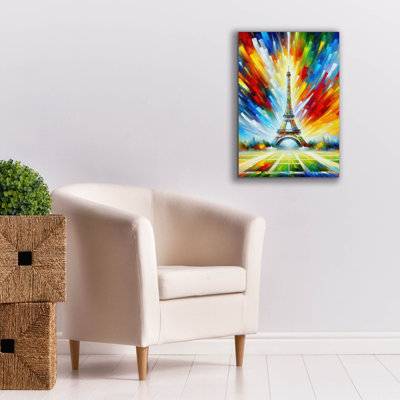  «Radiant Paris» par Rich Monet, art mural sur toile, 18 po x 26 po