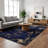 MAVAL Black Washable Rug Doormat Rug-283931205