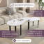 Table basse gigogne moderne pour économiser de l'espace-456506428-456506424