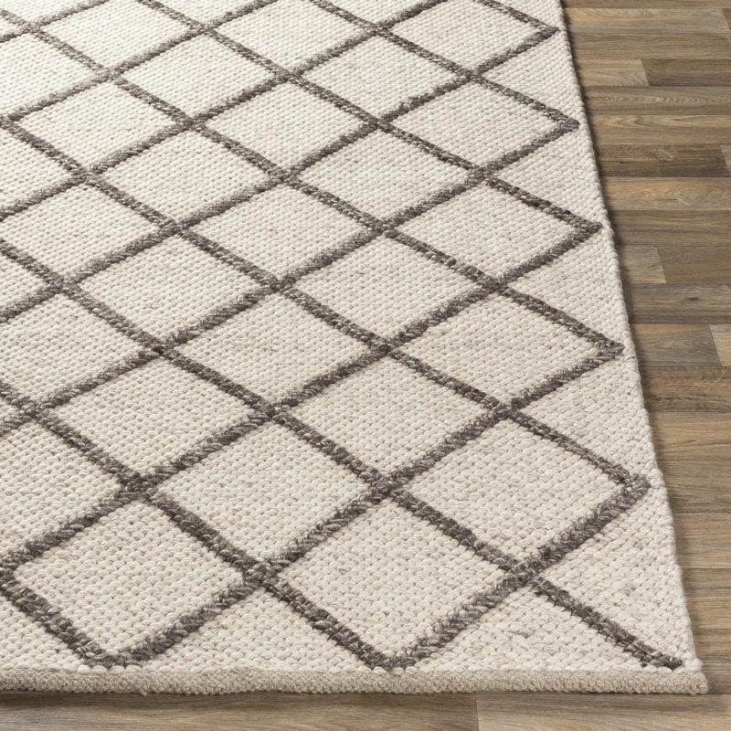 Perola Jeanette Handwoven Brown Rug, Rectangle 2' x 3'