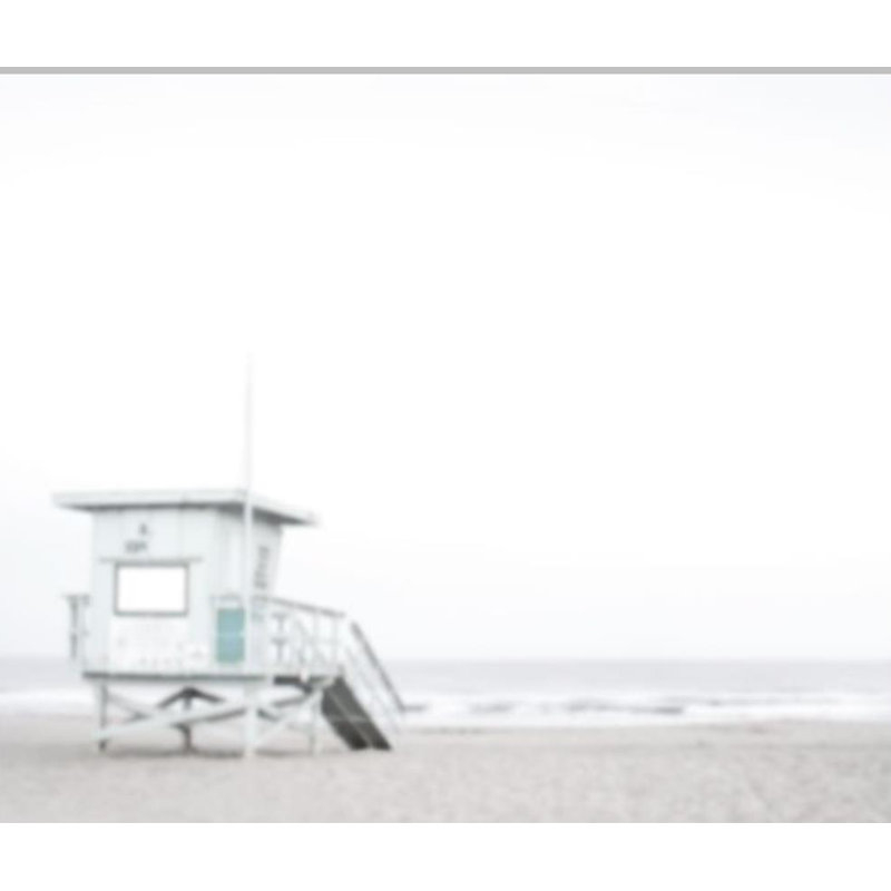 «Beach Hut I» par Barclay Butera - Impression sur toile, H 24 po x l 29 po, Mat