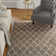 Alfread Natural Fiber Hand Loomed Jute/Cotton Geometric Rug in Natural/Gray