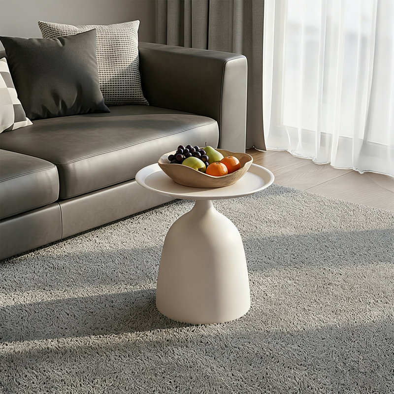 End Table, White, White, White