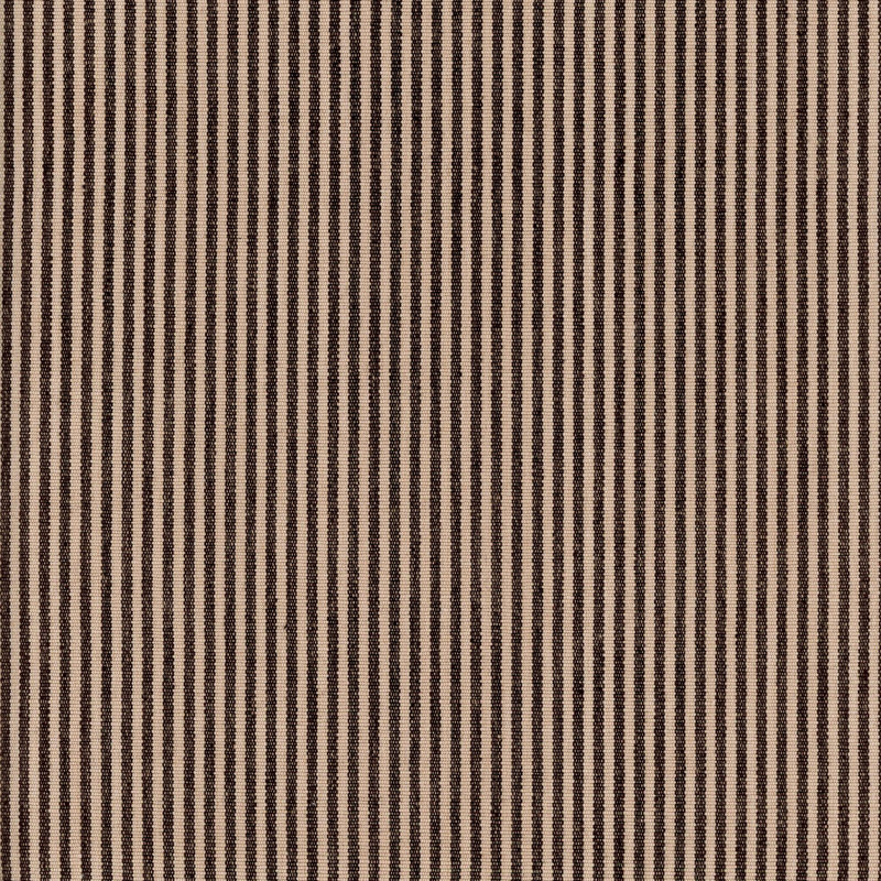 Essex Striped 100% Cotton Fabric, Black/Natural