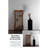 Italian Irregular Solid Wood Frame Full-Length Mirror