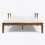 Double chaise longue de patio avec coussin-414613826
