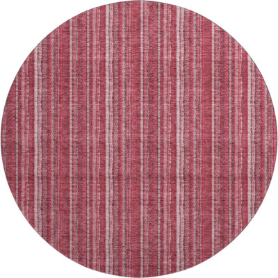 Premium Machine Washable Prisco Pink Rug